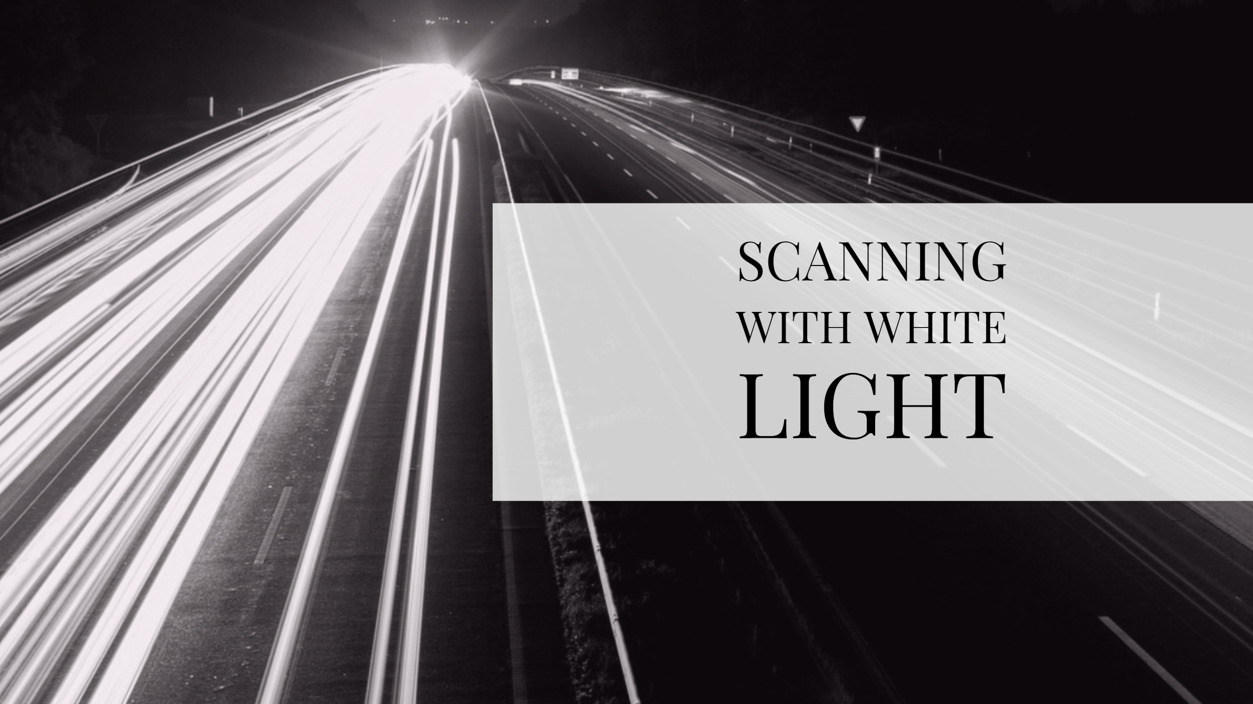 Scanning Reflective Surfaces (Gold or Metal) with White Light